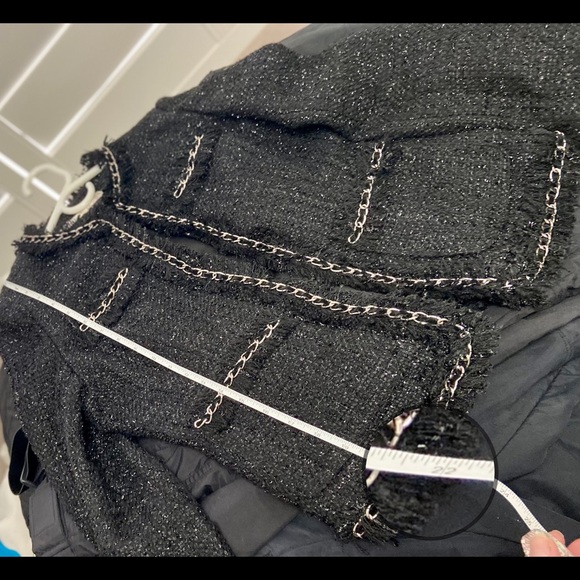 Classy sequin tweed crop jacket - Picture 8 of 15